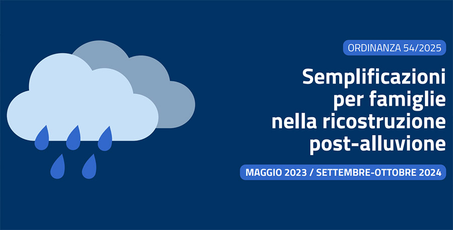 Ricostruzione post alluvioni: procedure di rimborso più snelle per i privati che hanno subito danni fino a 30mila euro. Dal 15 dicembre si potrà presentare domanda di contributo sulla piattaforma regionale Sfinge Alluvione