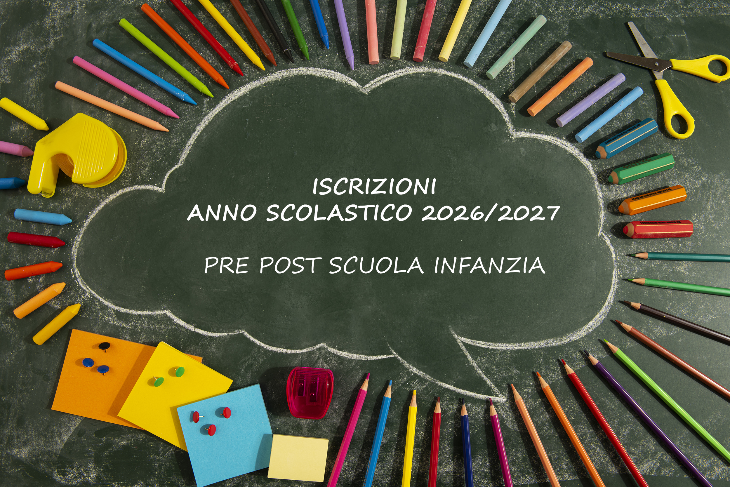 Iscrizione on-line al servizio di pre e post scuola infanzia per l’anno scolastico 2026/2027