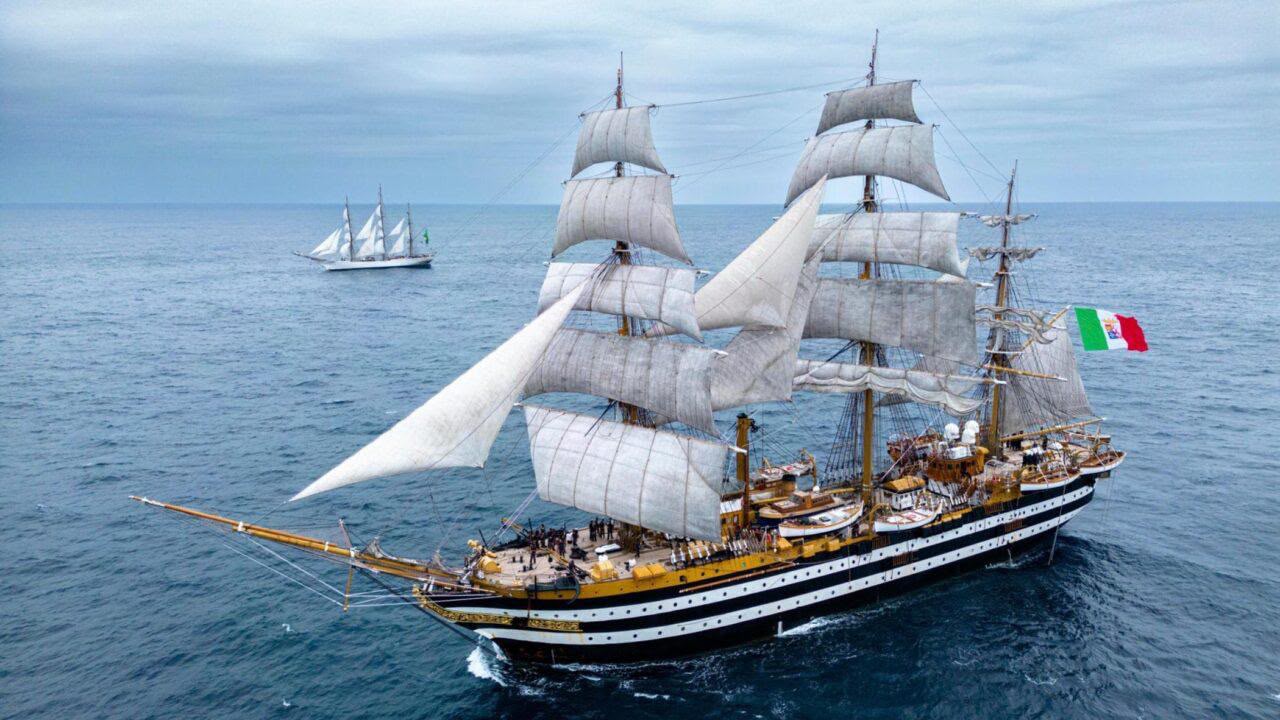 La Nave Amerigo Vespucci arriverà a Ravenna per i festeggiamenti di Ravenna Capitale italiana del Mare 2026