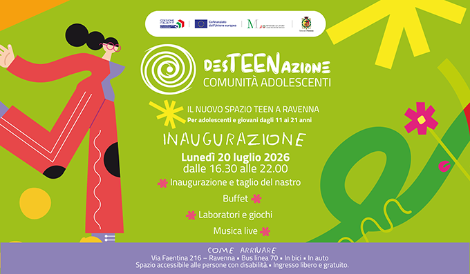 DesTEENazione apre le porte alla città: il 20 luglio l’inaugurazione del nuovo spazio dedicato agli adolescenti