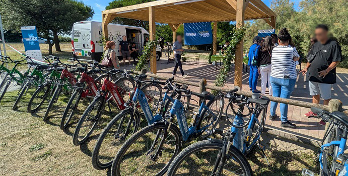 Fino a metà settembre al Welcome Hub Parco Marittimo di Marina di Ravenna il noleggio della bicicletta costa solo 3 euro per l’intera giornata