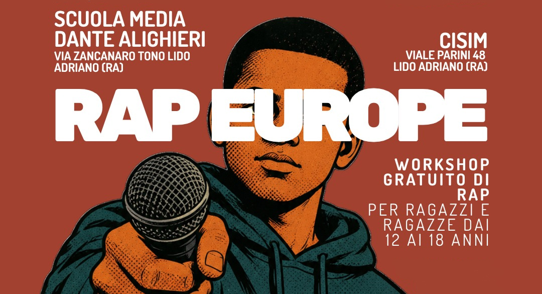 RAP EUROPE: prende il via a Lido Adriano un laboratorio dedicato a ragazze e ragazzi dai 12 ai 18 anni